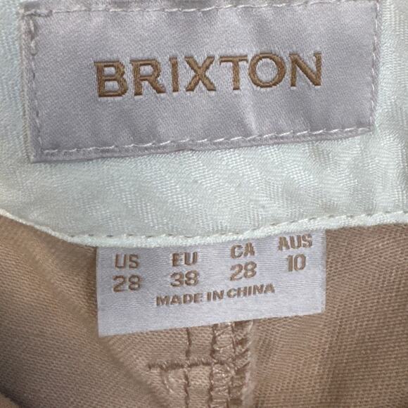 Brixton Women's Cargo Painter Pants Lightweight Cotton Blend Size 28 Streetwear - Picture 7 of 9